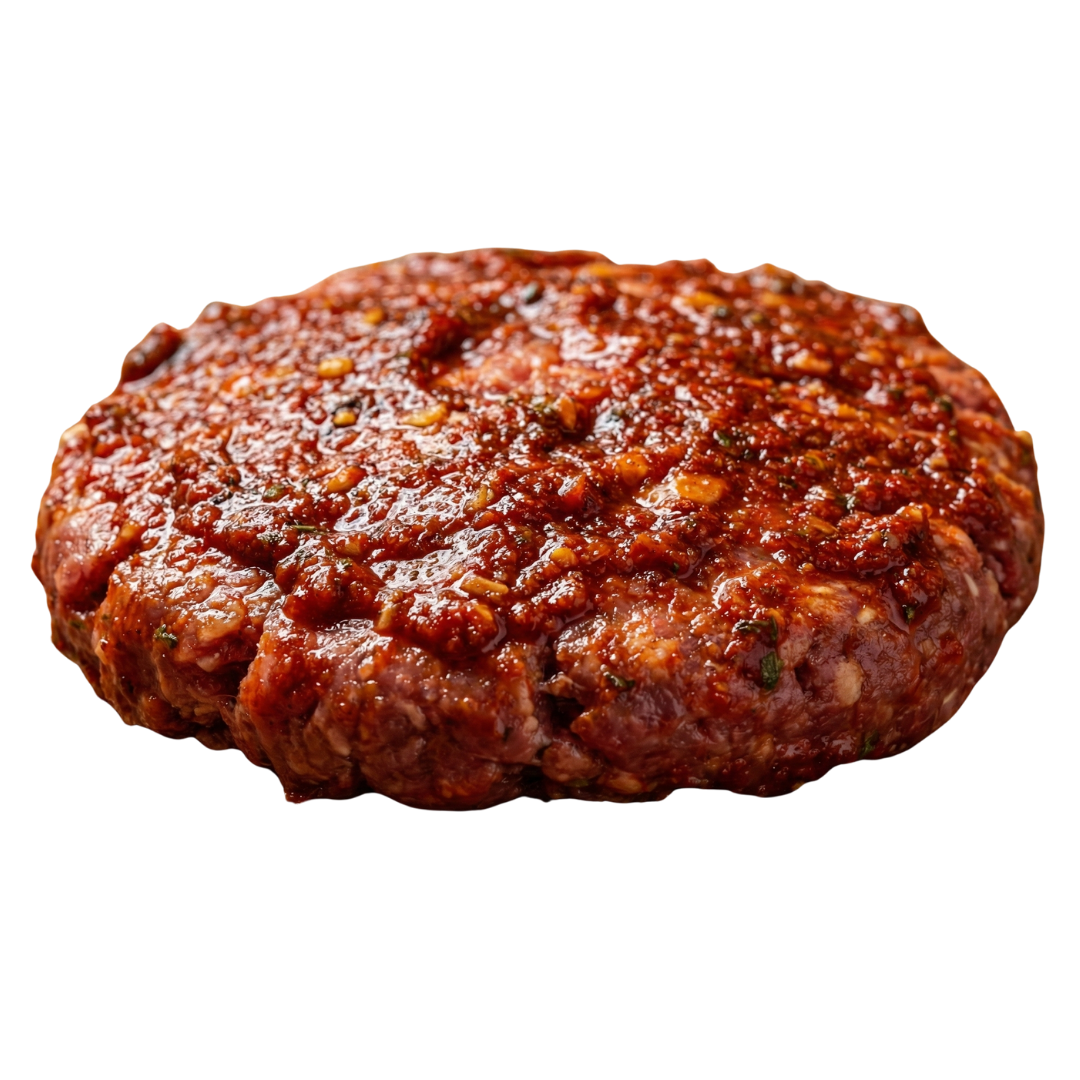 Steak de bœuf mariné